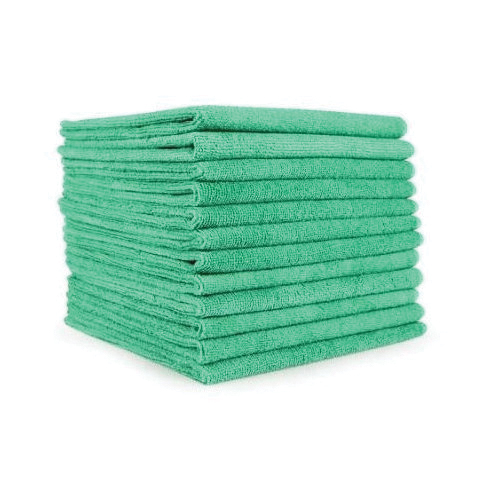 16x16 Green Microfiber Cloth