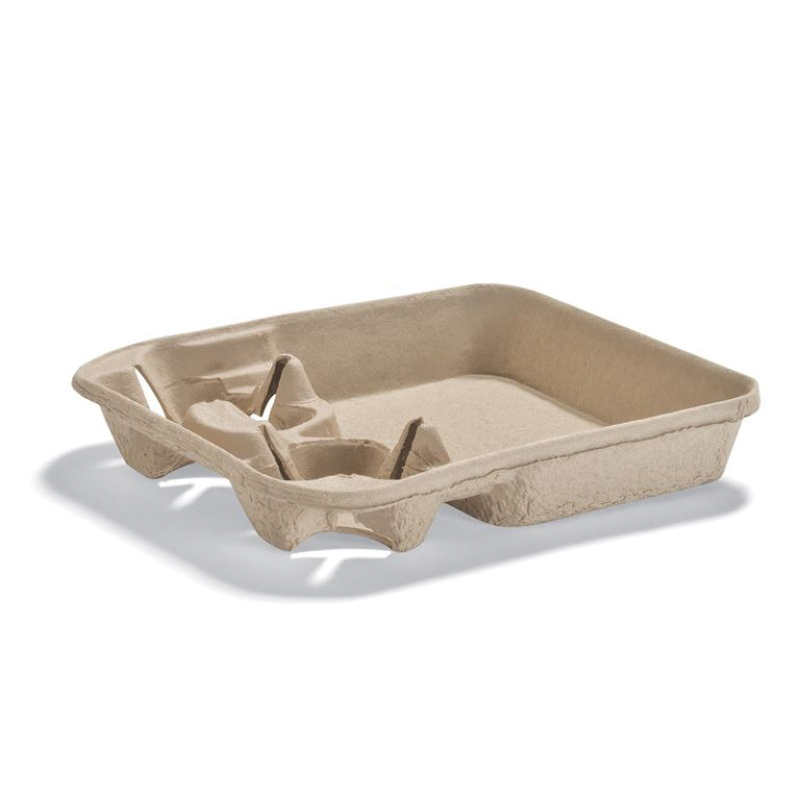 20974 FLOW 2-HOLE C/0 TRAY 400HOLDS 8oz-22oz, WITH FOOD COMPT