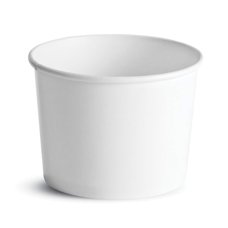 60164 64oz White Paper Food Container 250/cs