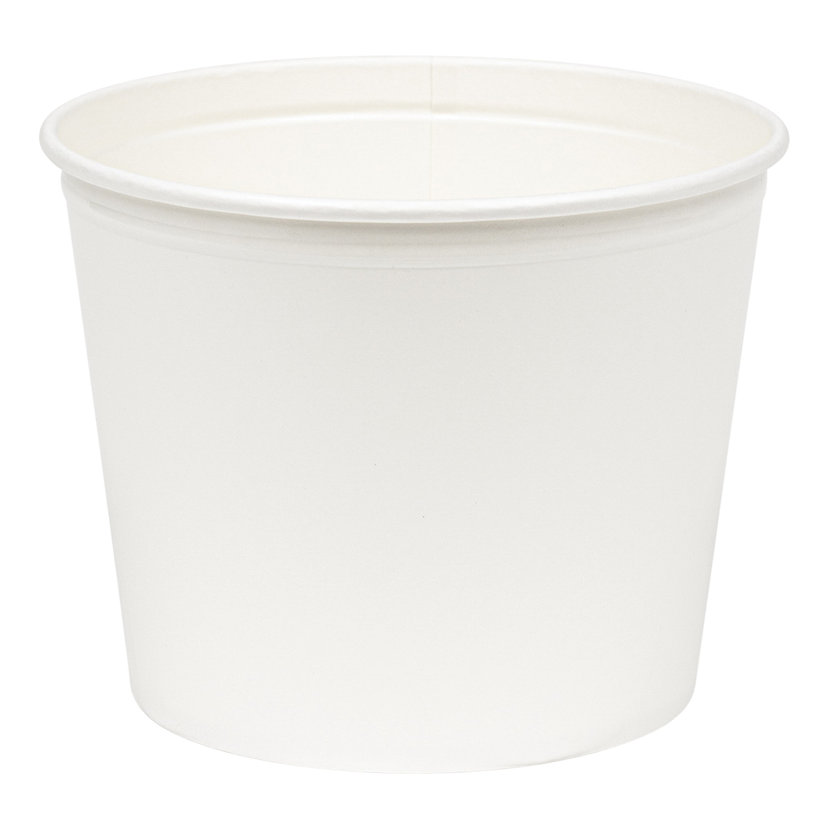 130OZ WHITE POPCORN TUB 200/CS