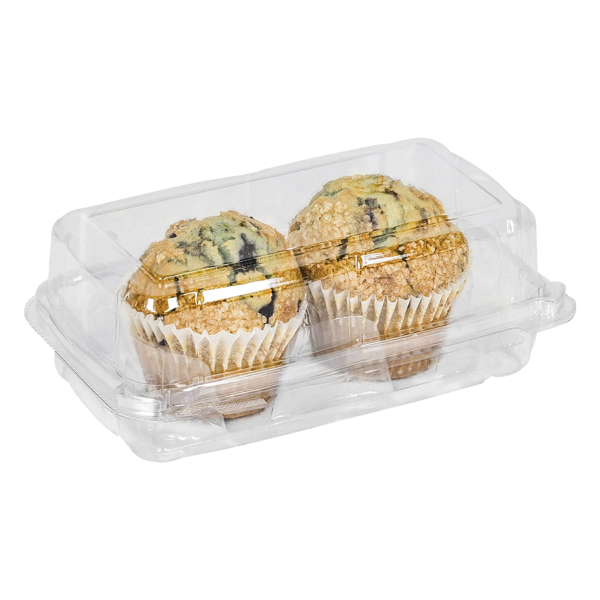 2 Count Muffin Container 240/cs