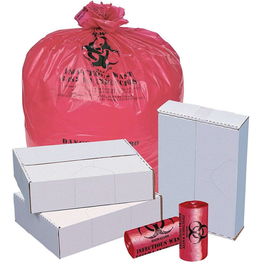 24X24 1.2MIL RED Canliner 250/CS10 GALLON 10/25 RL