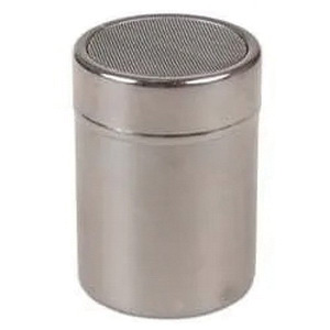 SHAKER 8OZ FOR POWDERED SUGAR PRESSURE HOLD CAP SS - EA