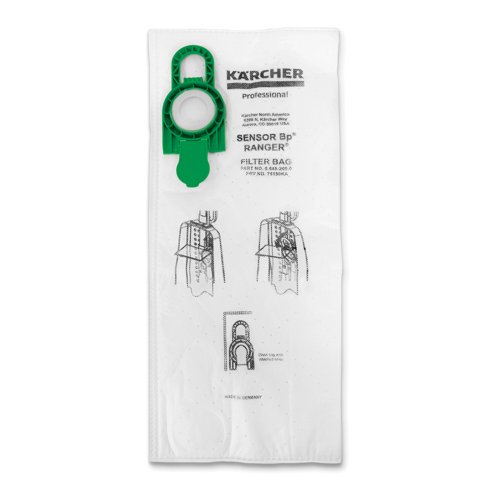 Vacuum bag Sensor BP/Ranger 10 pack 86452090