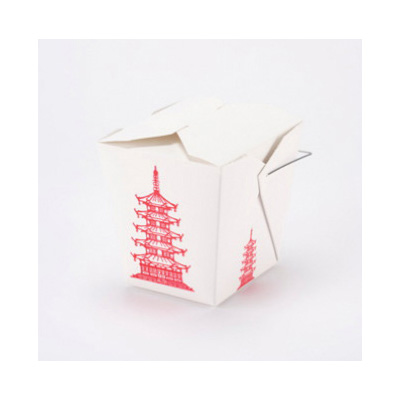 1700010 8oz PAGODA FOOD PAIL W/HANDLE 1M/CS S/O