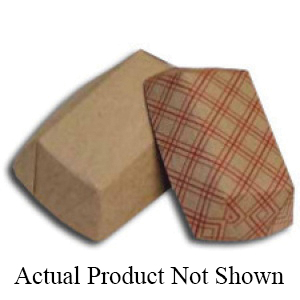 6155 5LB FOOD TRAY 500CS KRAFT RED PLAID