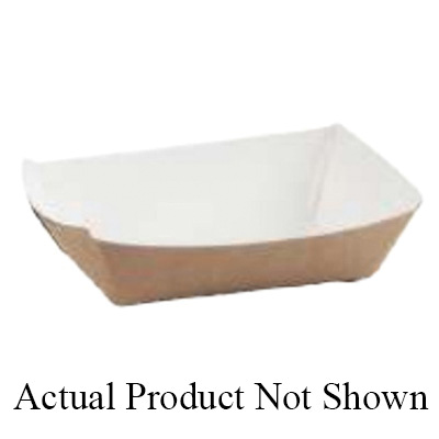 8135 5LB FOOD TRAY 500CS KRAFT CLAY COATED