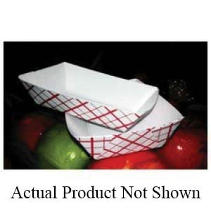 8703 3LB RED PLAID FOOD TRAY 500/CS