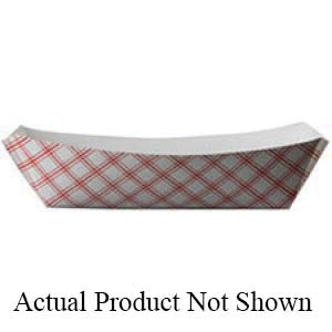 8705 5LB RED PLAID FOOD TRAY 500/CS METRIC DESIGN