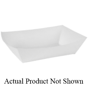 9043 2.5LB WHITE FOOD TRAY 500500/CS