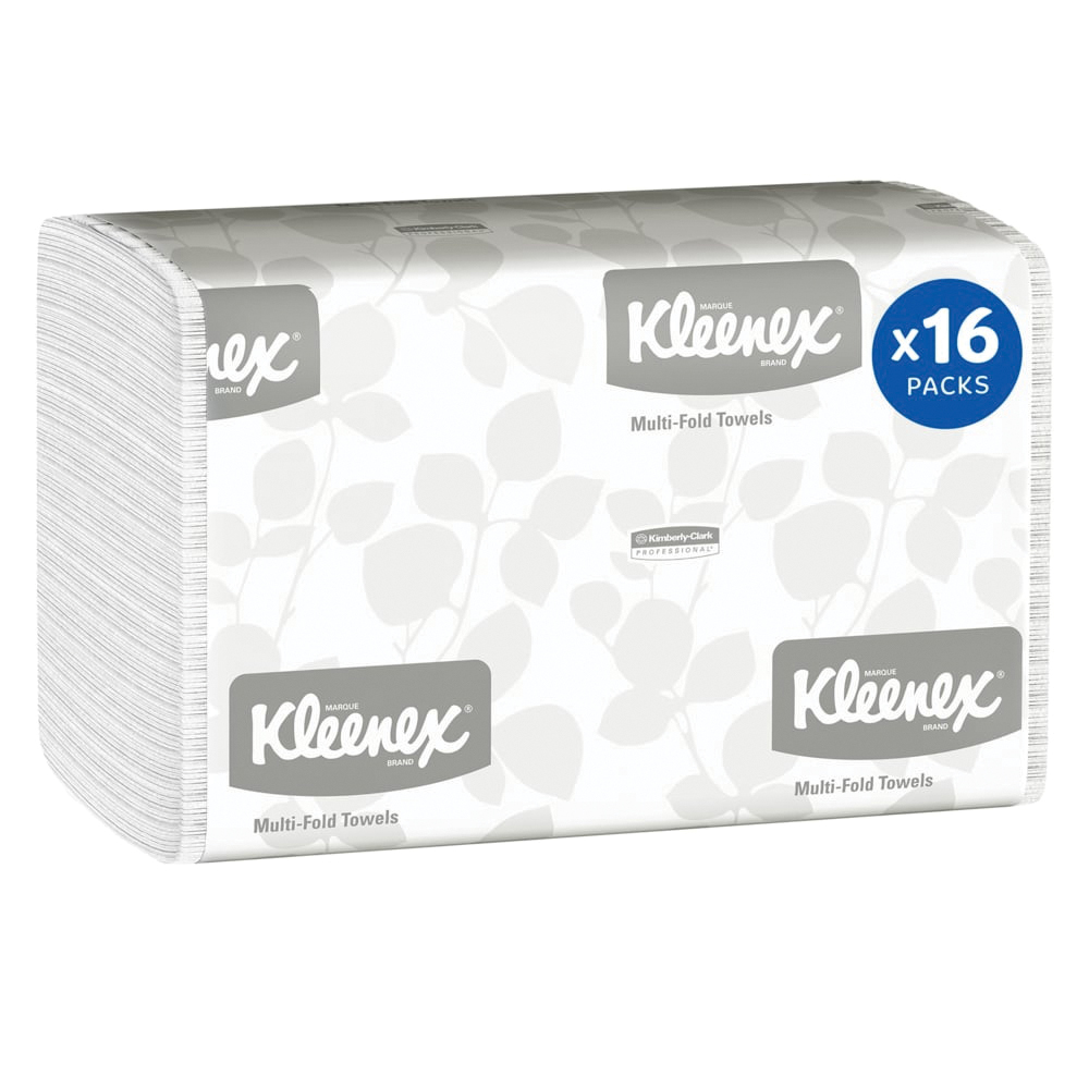 01890 WHITE M/F TOWEL 2400/CS KLEENEX DNR