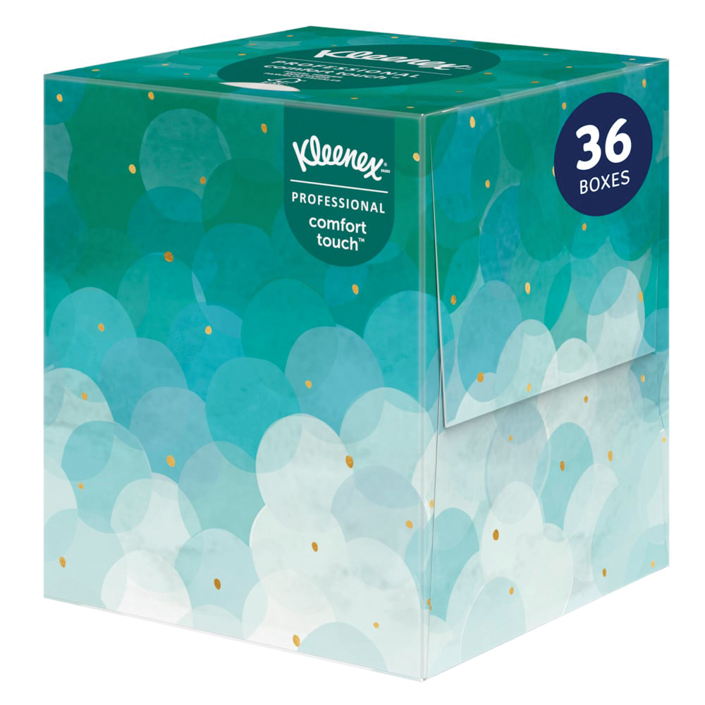 21270 CUBE FACIAL TISSUE KLEENEX 95 SHEETS  36/CS