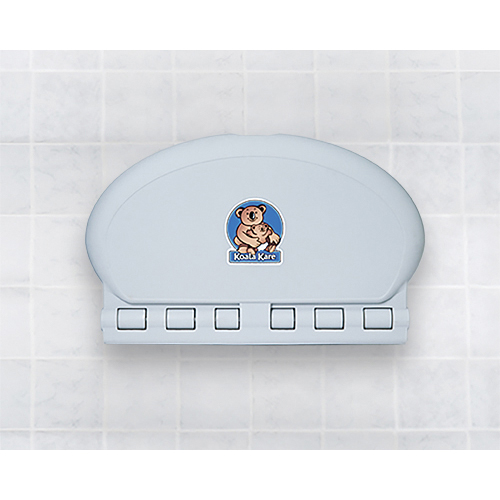 KB208-01  Baby Changing Station Oval Wall Mounted Gray