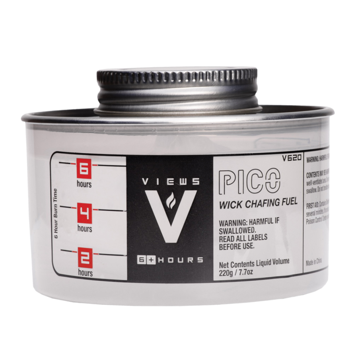 V620 6HR CLEAR WICK FUEL 24/CS