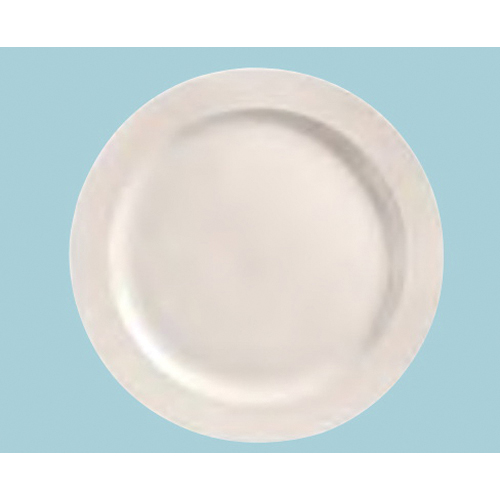 BW-1113 Plate China 6-1/4" Round Medium Rim Porcelain Bright White Basics Collection 36/cs