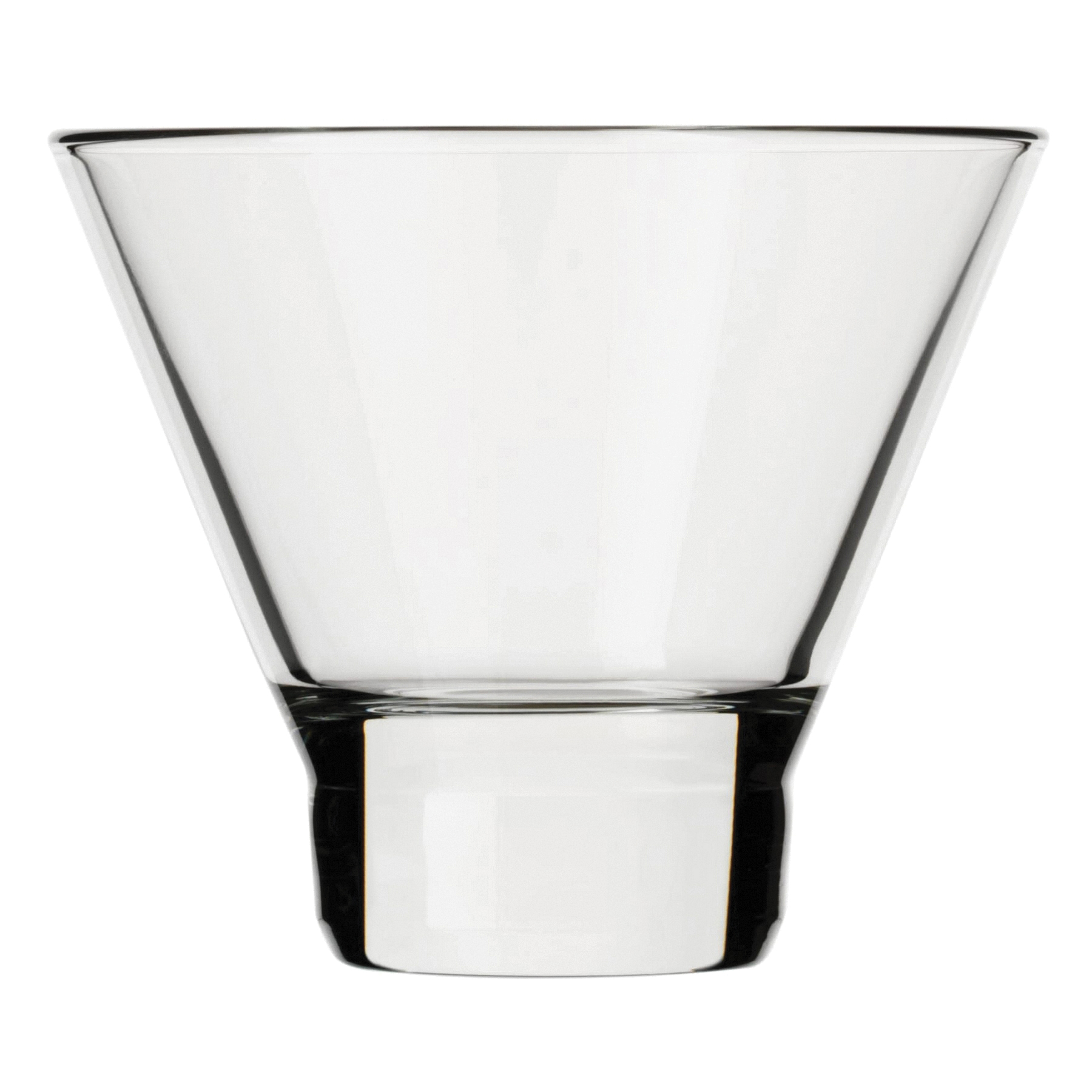 COCKTAIL MARTINI GLASS 9OZ STEMLESS BOOST - 12/CS