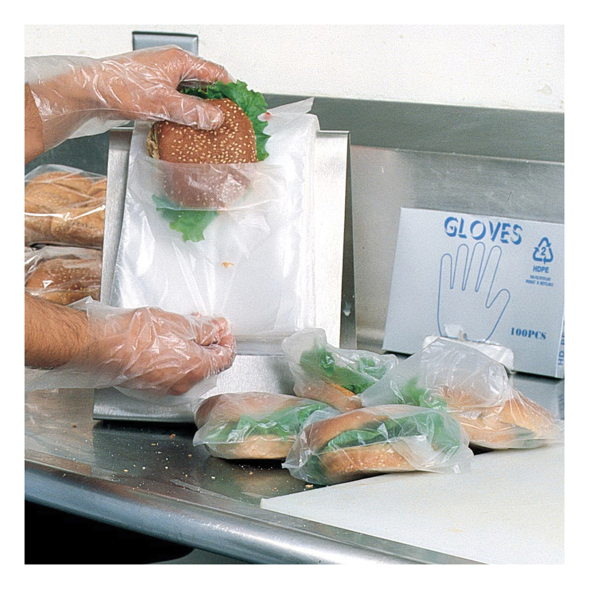 6.5X7 SANDWICH BAGS SADDLE 2M/CS1-3/4"FLIP DP657