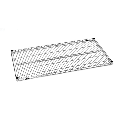 2460NC CHROME WIRE SHELF 24X60