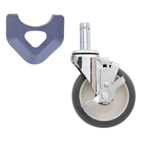 5MPBX CASTER W/BRAKE 5"