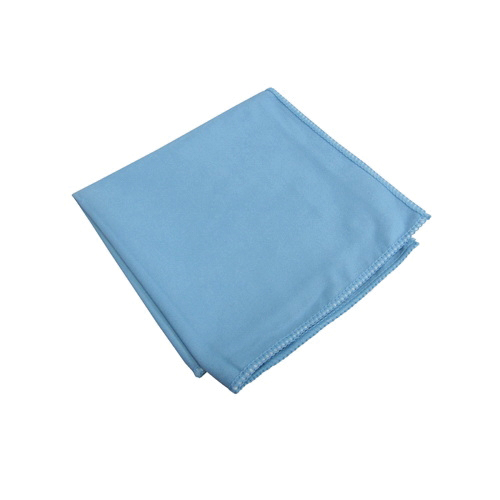 15X15 SUEDE MICROFIBER TOWEL2500S-B-DZ BLUE F/GLASS&MIRROR