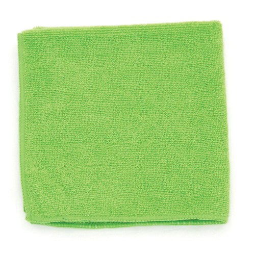 16X16 GREEN MICROFIBER CLOTH 2502-GREEN-DZ