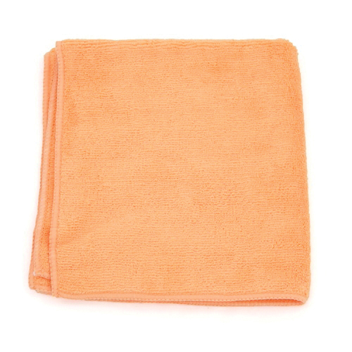 16X16 ORANGE MICROFIBER CLOTH2502-ORANGE-DZ