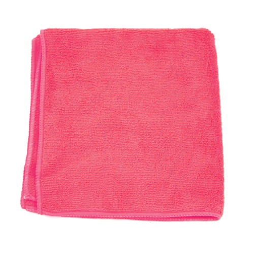 16X16 RED MICROFIBER CLOTH 2502-RED-DZ