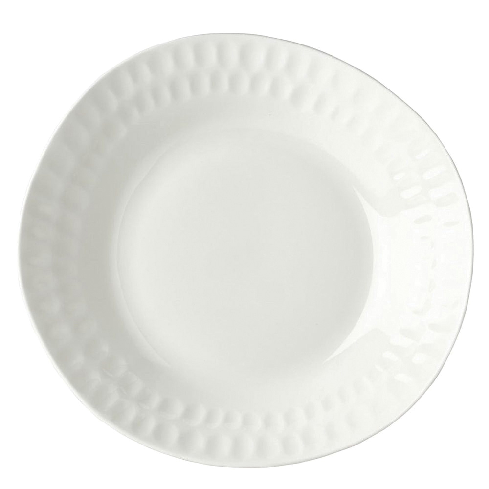 CHINA PLATE 43.53OZ 11.2X10.7X1.8 - WHITE VEGAN MALET - 12/CS