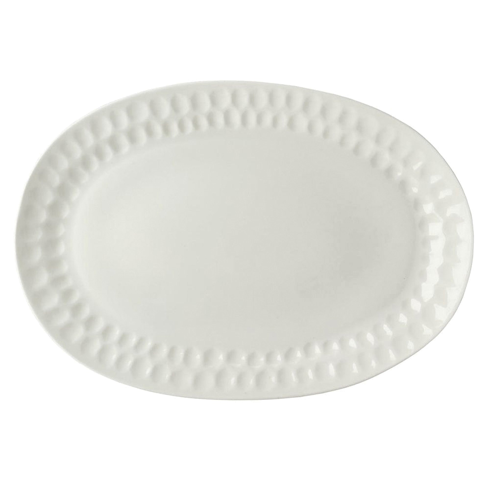 CHINA PLATTER 7.1X10.2X.78 WHITE VEGAN MALET - 24/CS