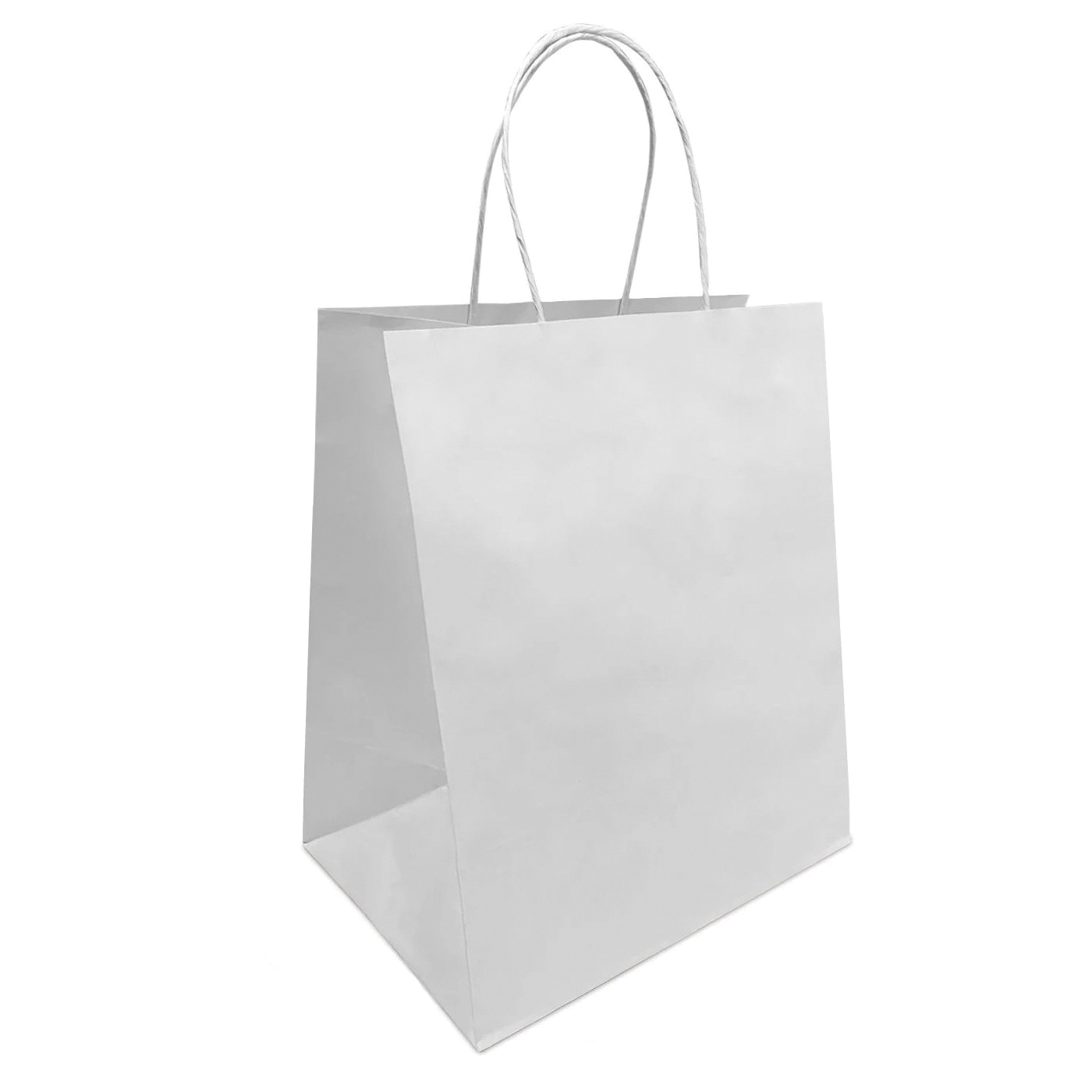 10X7X12 WHITE SHOPPER  250/CS BISTRO 115GSM