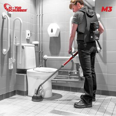 M3M MOTORSCRUBBER STARTER KIT MEDIUM HANDLE
