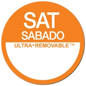 U917 3" SAT DOT 500/ROLLSTOCK  SUPER REMOVE/EZ-PEEL