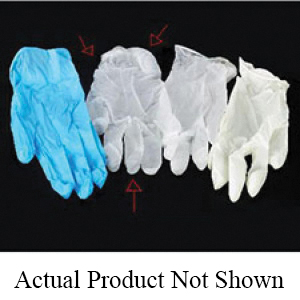 Med PF Vinyl Clear Glove 10/100
