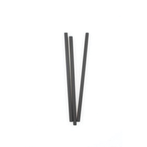 420002 5.75" JUMBO Black STRAW10/250 UNWRAPPED