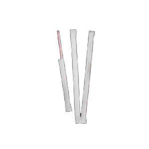 420332 5.75" WRP MILK STRAW 24/500 RED/WHT STRIPE