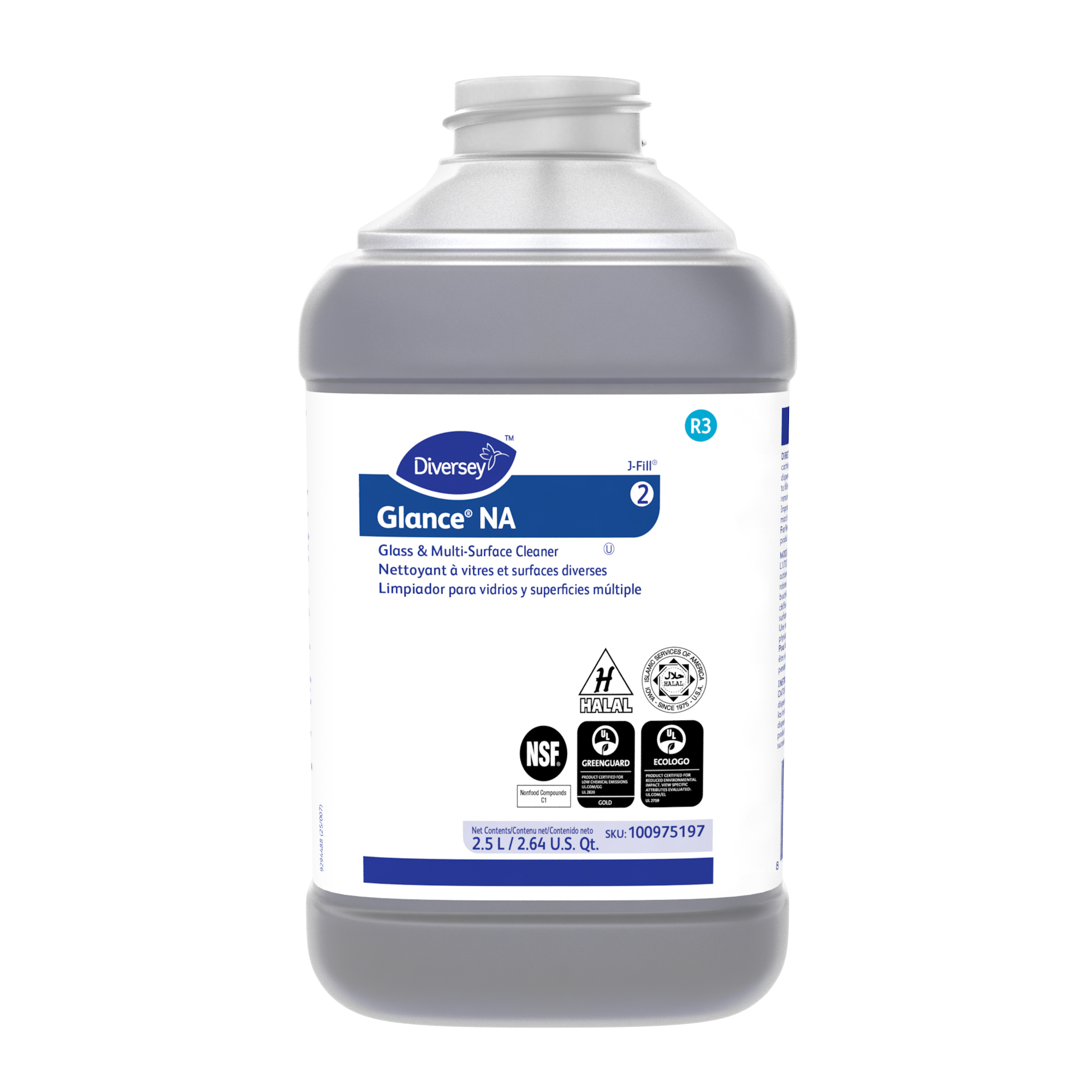 100975197 GLANCE N/A GLASS CLN 2/2.5LTR J-FILL