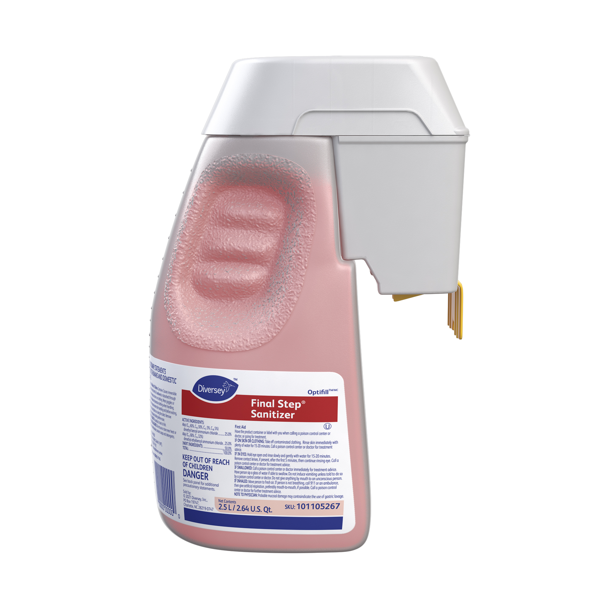 101105267 FINAL STEP SANITIZER 2.5LTR  OPTIFILL