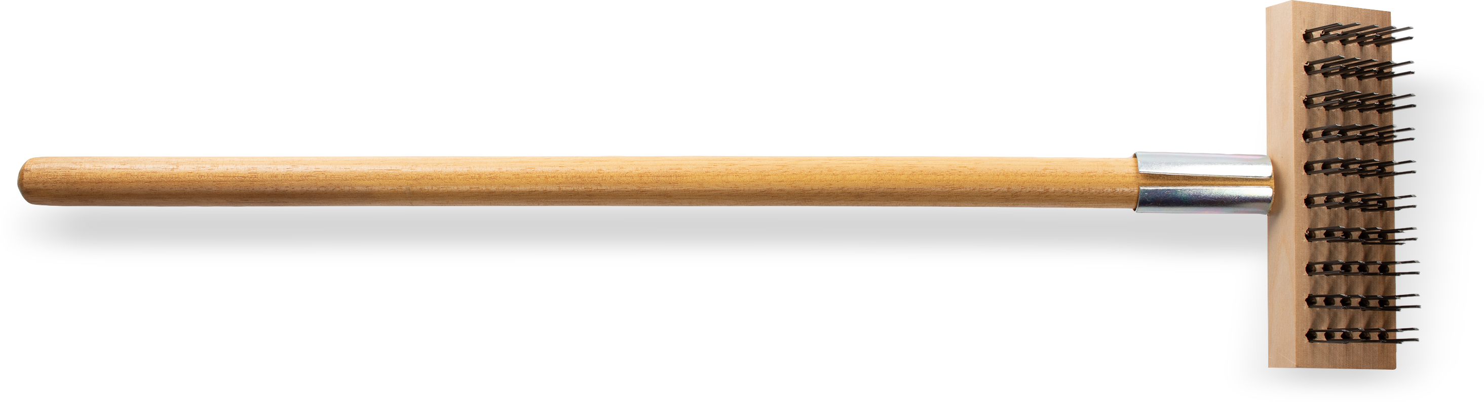 36372500 BROILER BRUSH 30" FLAT WIRE SS BRISTLE - EA