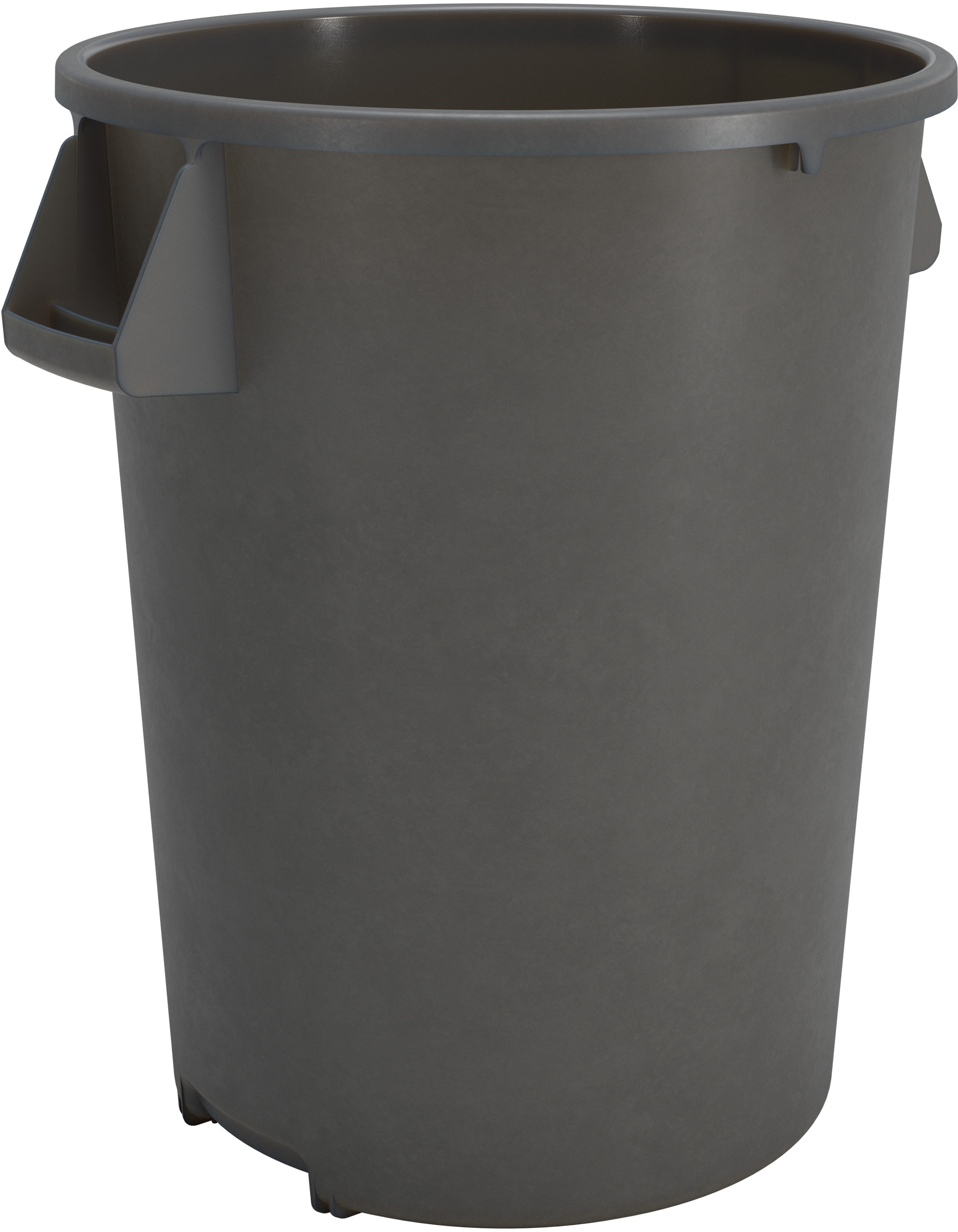 WASTE CONTAINER 32 GAL GRAY BRONCO ROUND EA