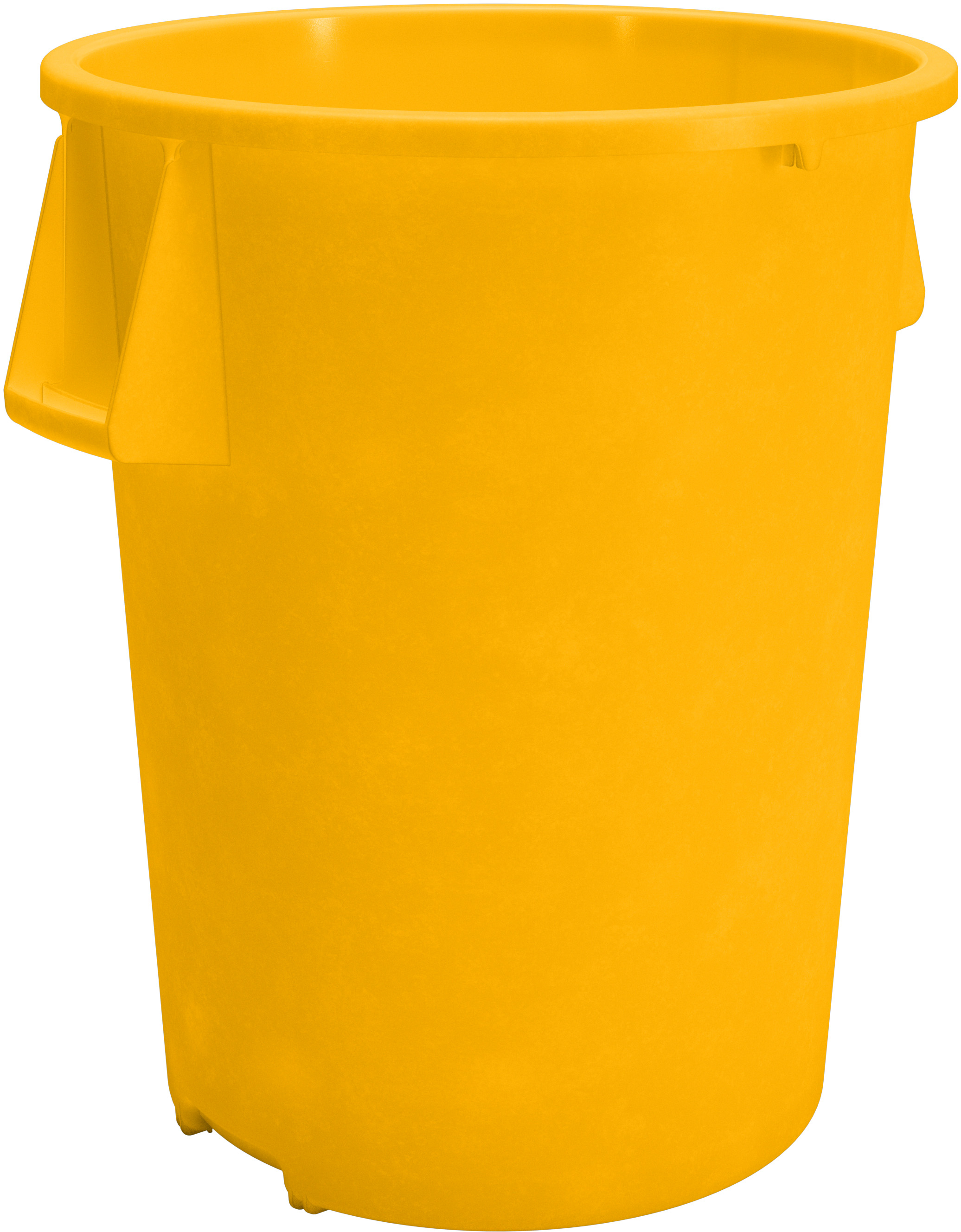 BRONCO 44 GALLON WASTE CONTAINER YELLOW - 3/CS