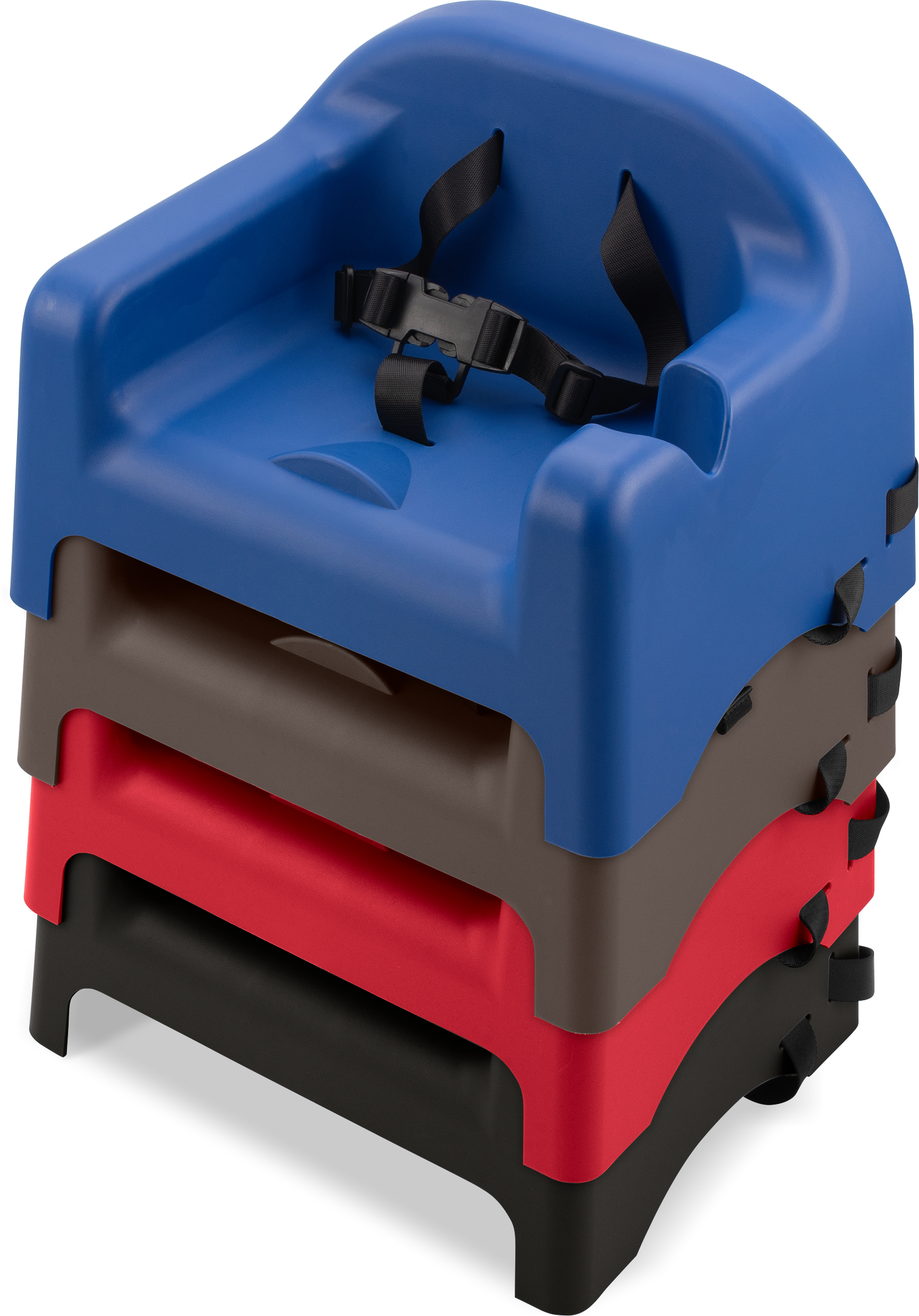 911401 BOOSTER SEAT STACKABLE BROWN - EA