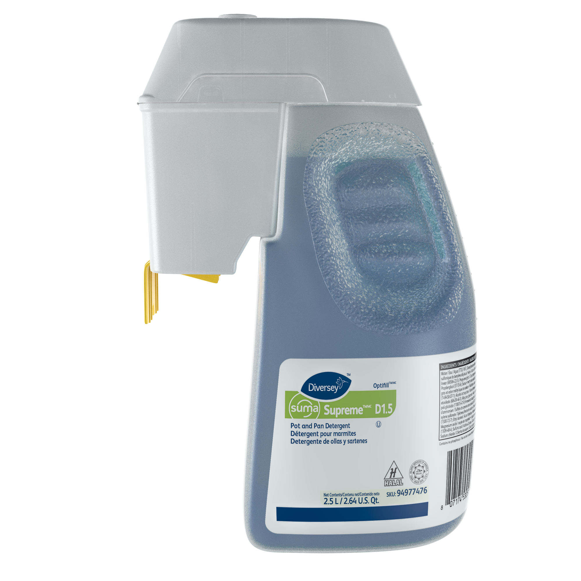 94977476 OPTIFILL DETERGENT1/2.5L SUMA POT&PAN