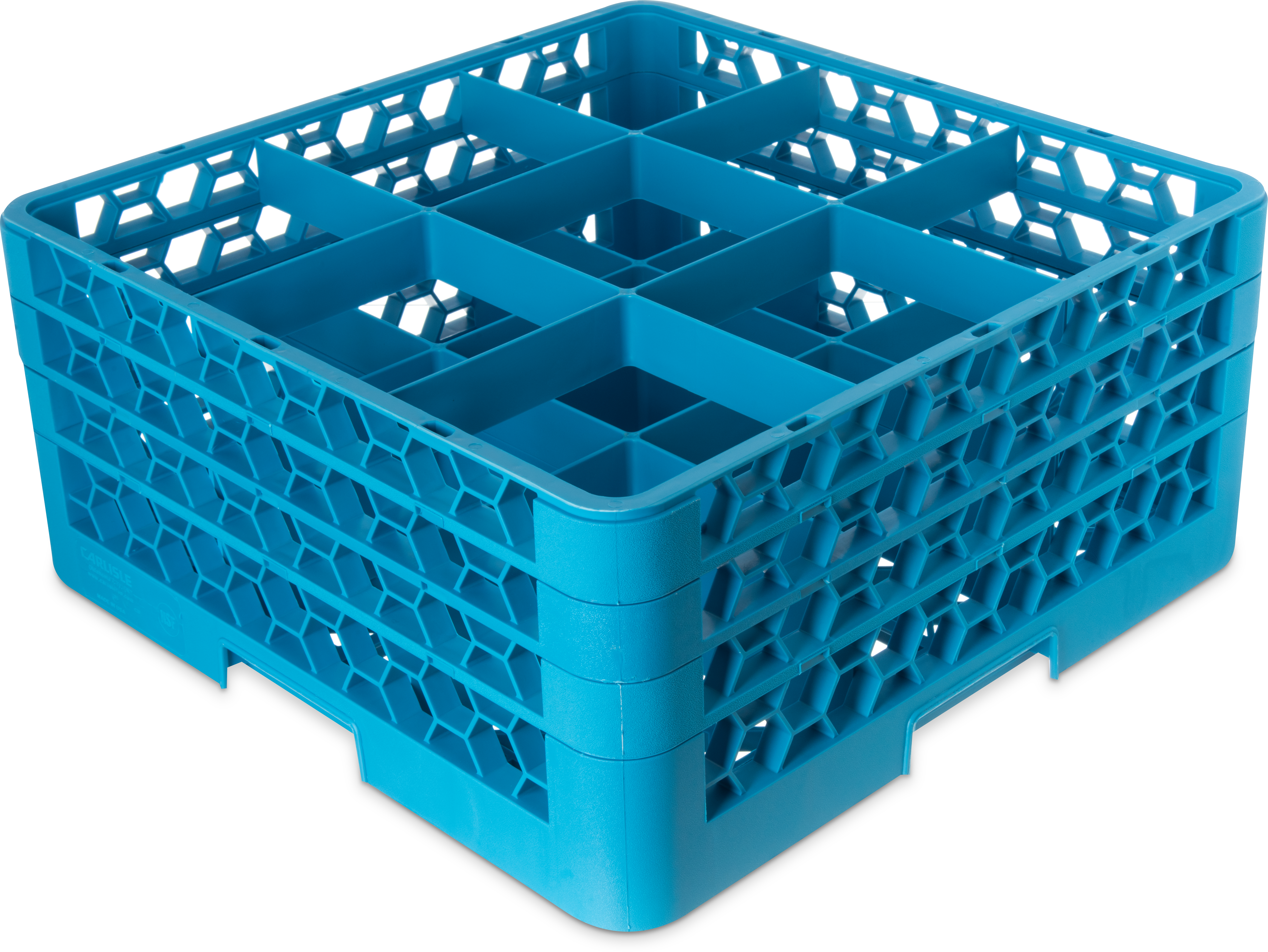 RG9-314 GLASS RACK 9-COMPT EA WITH 3EXT BLUE