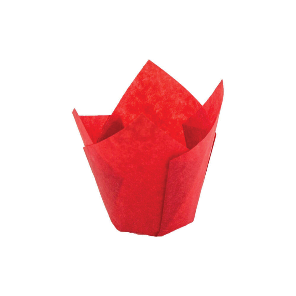 160X50 RED PAPER TULIP CUP 2M/CS