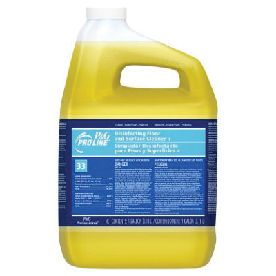 02039  Pro Line Disinfectant Floor Cleaner, Fresh Scent, 4/1gal