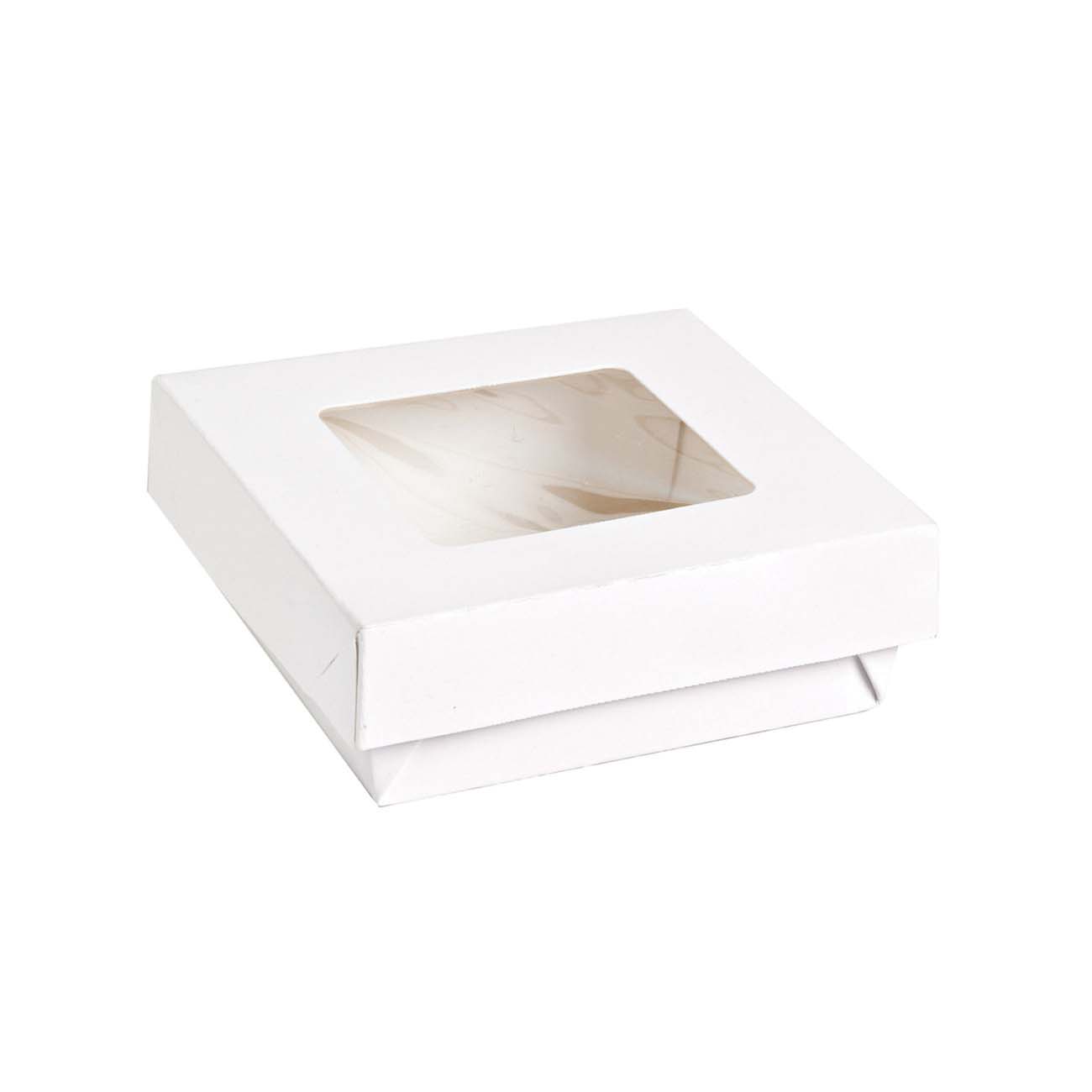 210KRAYWH135 WHITE KRAYBOX WITH WINDOW LID 250/CS **SO**