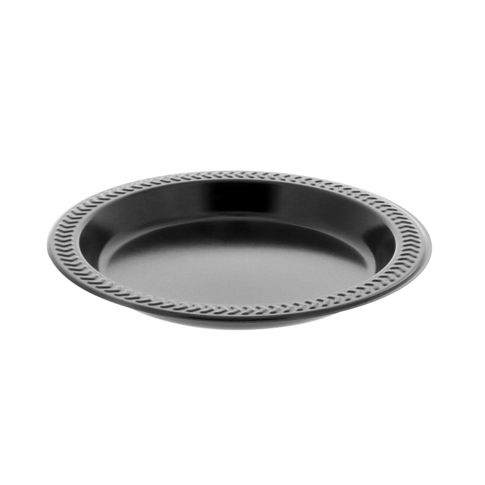 YMI6E 6" BLACK PLASTIC PLATEIMPACT 1M/CS