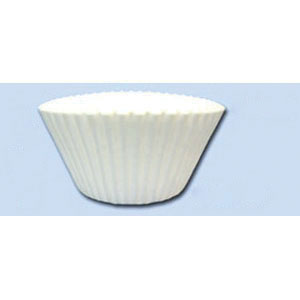 CG01009 Fluted Baking Cup 10M/CS White 1.5x3.5