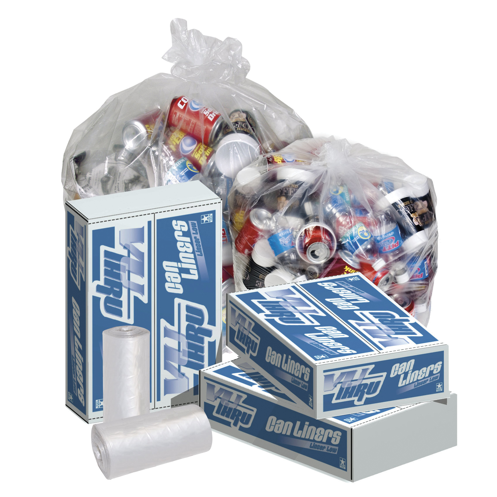 30X36 Clear 1.3MIL Canliner 125/CS