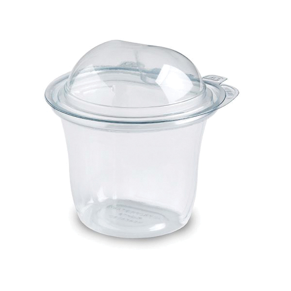 SW6-12DL 12oz Clear PARFAIT CUP W/DOME LID TE 480/CS
